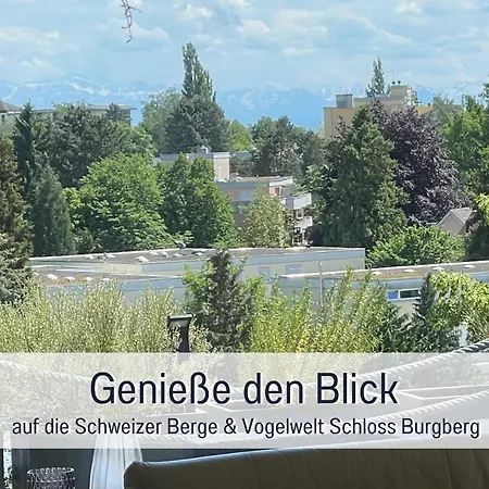 Penthouse - 3 Schlafzimmer- Sonnige Dachterrasse -whirlpool & Alpenblick - Perfekt Fuer Romantik Oder Familienurlaub Mit Kind, Hund Willkommen - By Ferienwohnenamsee -