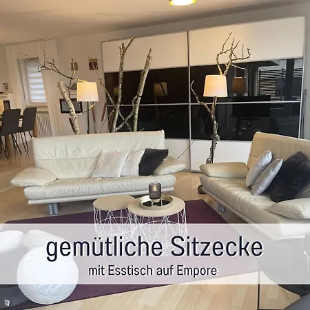 Penthouse - 3 Schlafzimmer- Sonnige Dachterrasse -whirlpool & Alpenblick - Perfekt Fuer Romantik Oder Familienurlaub Mit Kind, Hund Willkommen - By Ferienwohnenamsee -