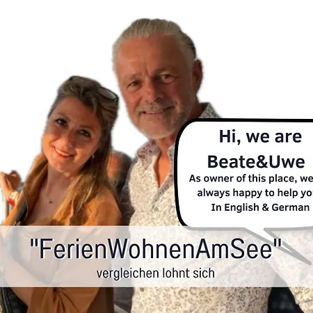 Penthouse - 3 Schlafzimmer- Sonnige Dachterrasse -whirlpool & Alpenblick - Perfekt Fuer Romantik Oder Familienurlaub Mit Kind, Hund Willkommen - By Ferienwohnenamsee - Апартаменты