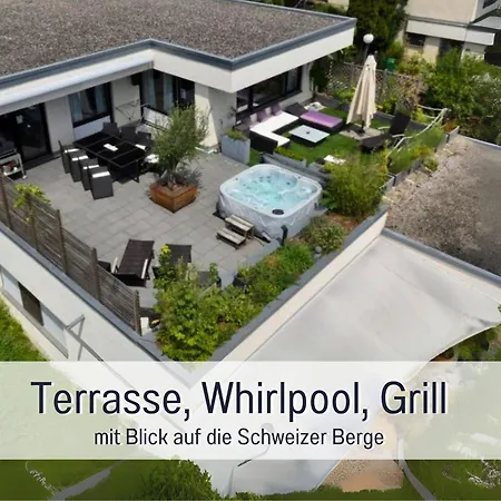 Penthouse - 3 Schlafzimmer- Sonnige Dachterrasse -whirlpool & Alpenblick - Perfekt Fuer Romantik Oder Familienurlaub Mit Kind, Hund Willkommen - By Ferienwohnenamsee - Apartment *