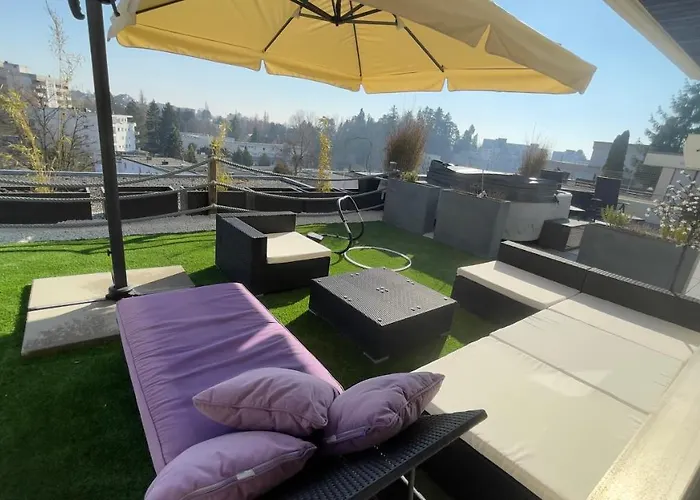 Апартаменты Penthouse - 3 Schlafzimmer- Sonnige Dachterrasse -whirlpool & Alpenblick - Perfekt Fuer Romantik Oder Familienurlaub Mit Kind, Hund Willkommen - By Ferienwohnenamsee - Иберлинген