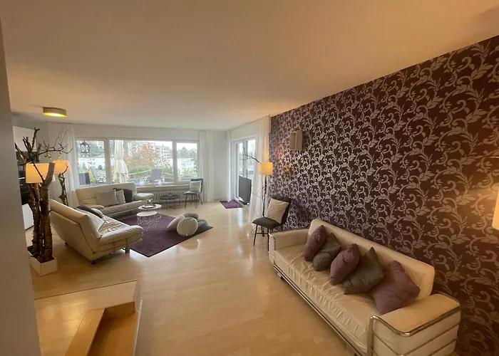 Penthouse - 3 Schlafzimmer- Sonnige Dachterrasse -whirlpool & Alpenblick - Perfekt Fuer Romantik Oder Familienurlaub Mit Kind, Hund Willkommen - By Ferienwohnenamsee - Апартаменты Иберлинген