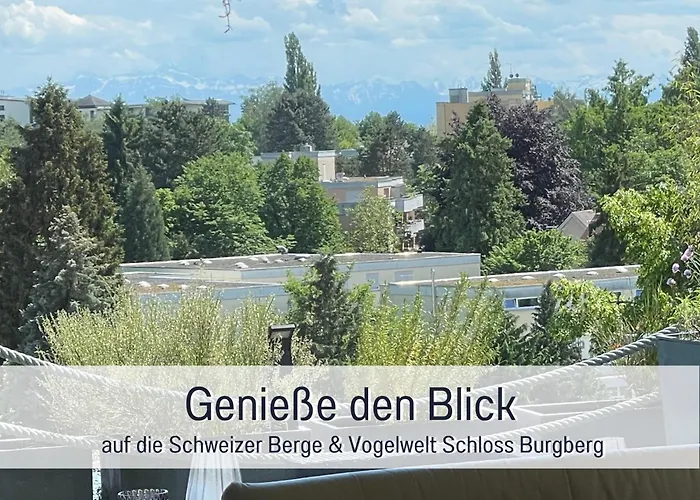 Penthouse - 3 Schlafzimmer- Sonnige Dachterrasse -whirlpool & Alpenblick - Perfekt Fuer Romantik Oder Familienurlaub Mit Kind, Hund Willkommen - By Ferienwohnenamsee -