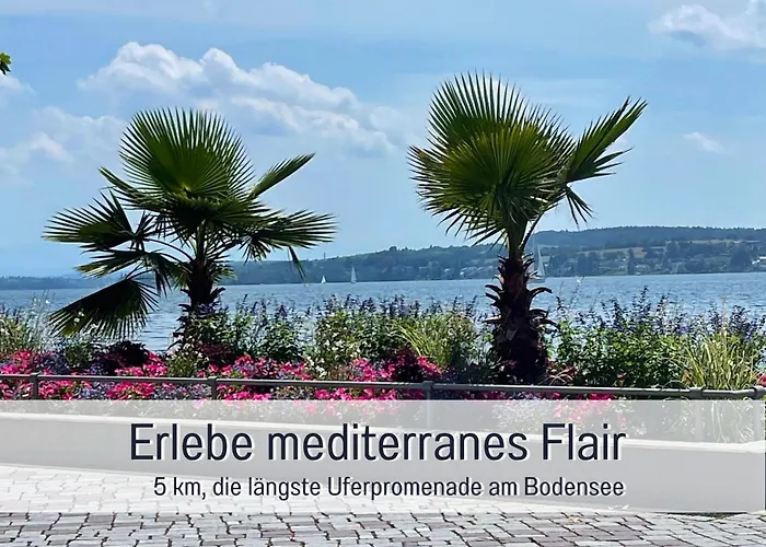 Penthouse - 3 Schlafzimmer- Sonnige Dachterrasse -whirlpool & Alpenblick - Perfekt Fuer Romantik Oder Familienurlaub Mit Kind, Hund Willkommen - By Ferienwohnenamsee - Иберлинген