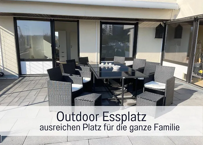 Penthouse - 3 Schlafzimmer- Sonnige Dachterrasse -whirlpool & Alpenblick - Perfekt Fuer Romantik Oder Familienurlaub Mit Kind, Hund Willkommen - By Ferienwohnenamsee - Иберлинген