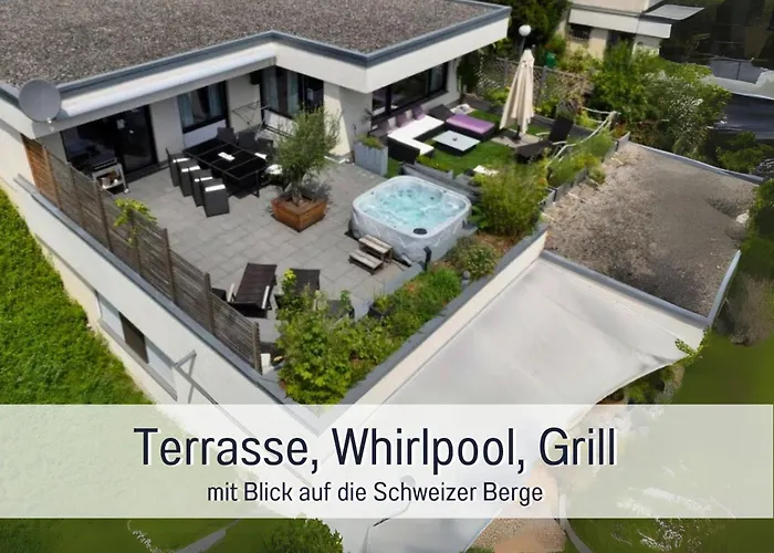 Penthouse - 3 Schlafzimmer- Sonnige Dachterrasse -whirlpool & Alpenblick - Perfekt Fuer Romantik Oder Familienurlaub Mit Kind, Hund Willkommen - By Ferienwohnenamsee - Апартаменты *